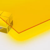 Acrylic Sheet, Transparent Yellow (#2208)