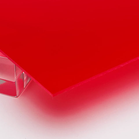 Red Transparent Acrylic Plexiglass Sheet – Canal Plastics Center