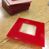 Acrylic Sheet, Translucent Red (#2283)