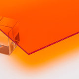 Acrylic Sheet, Transparent Amber (#2422)