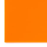 Acrylic Sheet, Florescent Orange, Transparent (#9096)